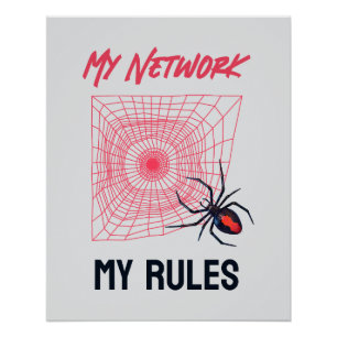 Grappig IT Netwerkbeheerder Humor Geschenk Perfect Poster