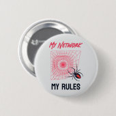 Grappig IT Netwerkbeheerder Humor Geschenk Ronde Button 5,7 Cm (Voorkant /achterkant)