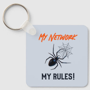 Grappig IT Netwerkbeheerder Humor Geschenk Sleutelhanger