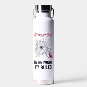 Grappig IT Netwerkbeheerder Humor Geschenk Waterfles