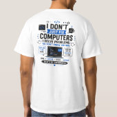 Grappig IT-professional ontwerp - IT-coderingscita T-shirt (Achterkant)