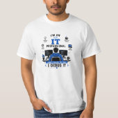 Grappig IT-professional ontwerp - IT-coderingscita T-shirt (Voorkant)
