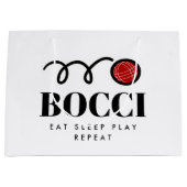 Grappig Italiaans cadeautje voor een biefje. Groot Cadeauzakje (Voorkant)