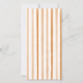 Grappig Italiaans Citrus Trouwmenu (Achterkant)