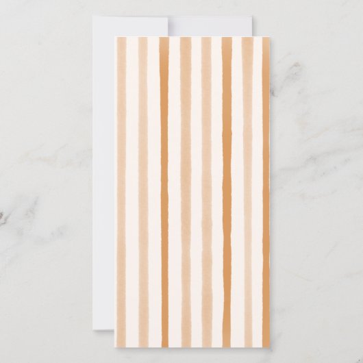 Grappig Italiaans Citrus Trouwmenu (Achterkant)