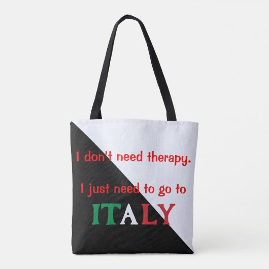 Grappig Italiaans dameshandtas Tas (Achterkant)