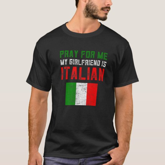 Grappig Italiaans gekleed geit voor mij mijn Vrien T-shirt (Voorkant)