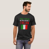 Grappig Italiaans gekleed geit voor mij mijn Vrien T-shirt (Voorkant volledig)