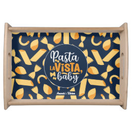 Grappig Italiaans  pasta La Vista Pattern Dienblad
