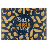 Grappig Italiaans  pasta La Vista Pattern Snijplank (Voorkant)