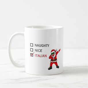 Grappig Italiaans Santa stout leuk Koffiemok
