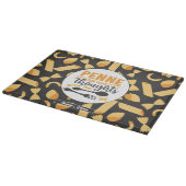 Grappig Italiaans voedselschort pasteipatroon Snijplank (Hoek)