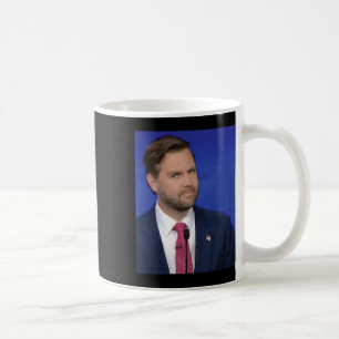 Grappig J.d Vance Meme Vice President Debat Face Koffiemok