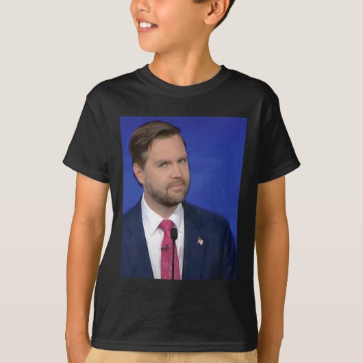 Grappig J.d Vance Meme Vice President Debat Face T-shirt (Voorkant)