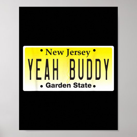 Grappig Ja Buddy Pauly D Jersey Shore Kust Hoogte Poster (Voorkant)