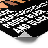 Grappig Ja, Ik Ben Gemengd Met Black History Month Poster (Hoek)