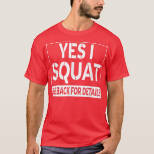 Grappig ja, ik kijk terug voor details over de gym t-shirt