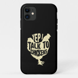 Grappig Ja Ik Praat Met Kippen Cadeau Cool Dier Fl Case-Mate iPhone Case