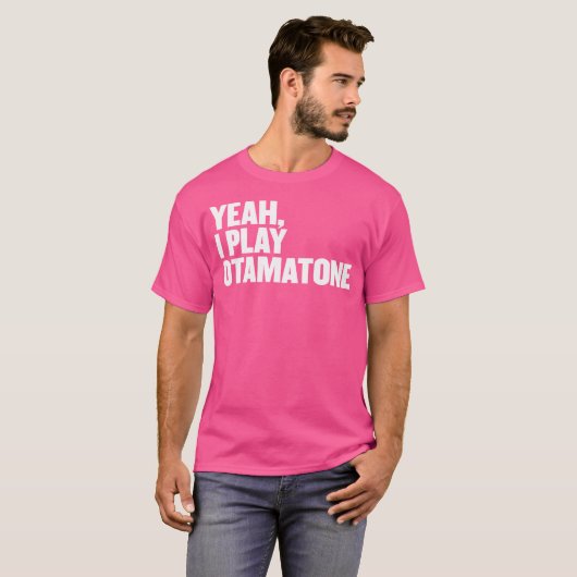 Grappig Ja Ik speel Otamatone Music Enthusiast T-s T-shirt (Voorkant volledig)