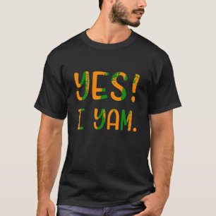 Grappig ja ik yam zoete aardappel bijpassende Than T-shirt