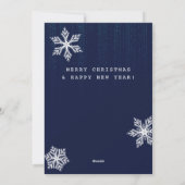 Grappig jaar in Review Engineer Business Christmas Feestdagenkaart (Achterkant)