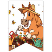 Grappig Jaar van het Paard 2026 Vlaggetjes (Derde vlag)