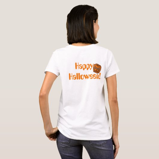 Grappig Jack Happy Halloween T-shirt (Achterkant volledig)