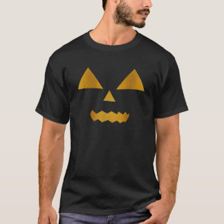 Grappig Jack o lantaarn Halloween Tshirt Roos Gold
