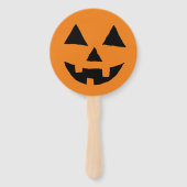 Grappig Jack O Lanter Halloween Art Simple Jack O Handwaaier (Achterkant)