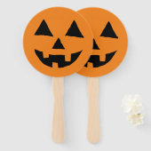 Grappig Jack O Lanter Halloween Art Simple Jack O Handwaaier (Voorkant en achterkant)