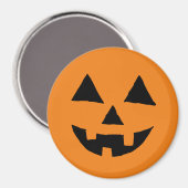 Grappig Jack O Lanter Halloween Art Simple Jack O Magneet (Voorkant / Achterkant)