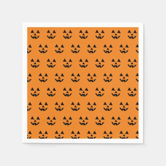 Grappig Jack O Lanter Halloween Art Simple Jack O Servet (Voorkant)