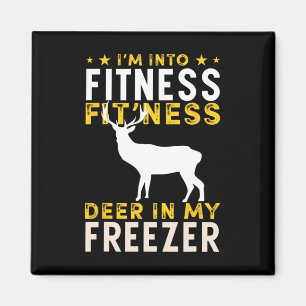 Grappig Jagen op Herten Ik Doe Aan Fitness Hert Ja Magneet