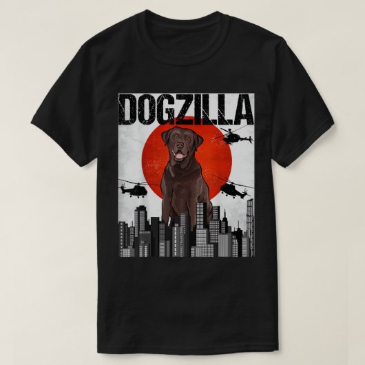 Grappig Japans Dogzilla Chesapeake Bay Ret T-shirt (Design voorkant)