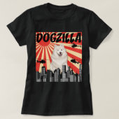 Grappig Japans Dogzilla Samoyed 13 T-shirt (Design voorkant)