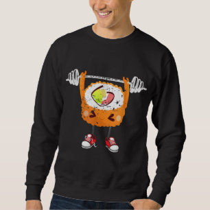 Grappig Japans eten Gym Weightlift Gift T-Shirt