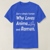 Grappig Japans gewoon een simpel mens die van Anim T-shirt (Design voorkant)