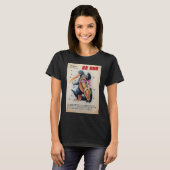 Grappig Japans Kaiju anatomie diagram T-shirt (Voorkant volledig)