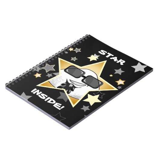 Grappig Japans Riceball Notitieboek (Linkerzijde)