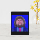 Grappig Jd Vance Shirt Jd Vance Face Meme Kaart (Gele Bloem)