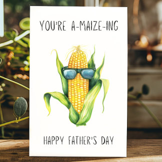 Grappig Je bent A-maïs-ing Gardener's Vaderdag Kaart