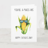Grappig Je bent A-maïs-ing Gardener's Vaderdag Kaart (Voorkant)