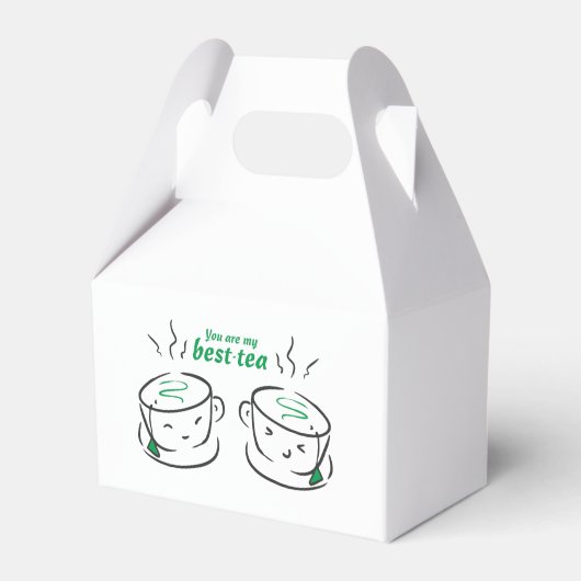 Grappig Je bent mijn beste thee, Je bent mijn Best Bedankdoosjes (Voorkant Zijde)