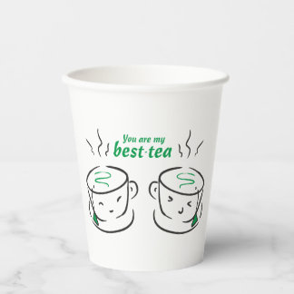 Grappig Je bent mijn beste thee, Je bent mijn Best Papieren Bekers