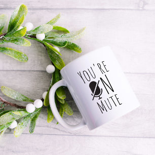 Grappig Je bent op Mute Koffiemok