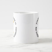 Grappig Je bent pas zo oud als de lengte van... Grote Koffiekop (Voorkant)