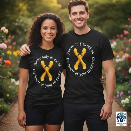 Grappig Je bent pas zo oud als de lengte van ... T-shirt
