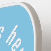 Grappig je drankje is hier Pickle Martini - Blauw Pickleball Paddle (Links Detail)