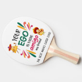 Grappig je ego is nacho amigo mijn vriend Mexicaan Tafeltennisbatje (Zijkant)