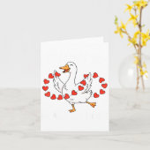 Grappig, je laat mijn hart toeteren, domme gans Va Kaart (Gele Bloem)